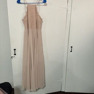 Blush formal dress